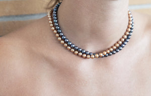 Tahitian Pearl Collar Necklace