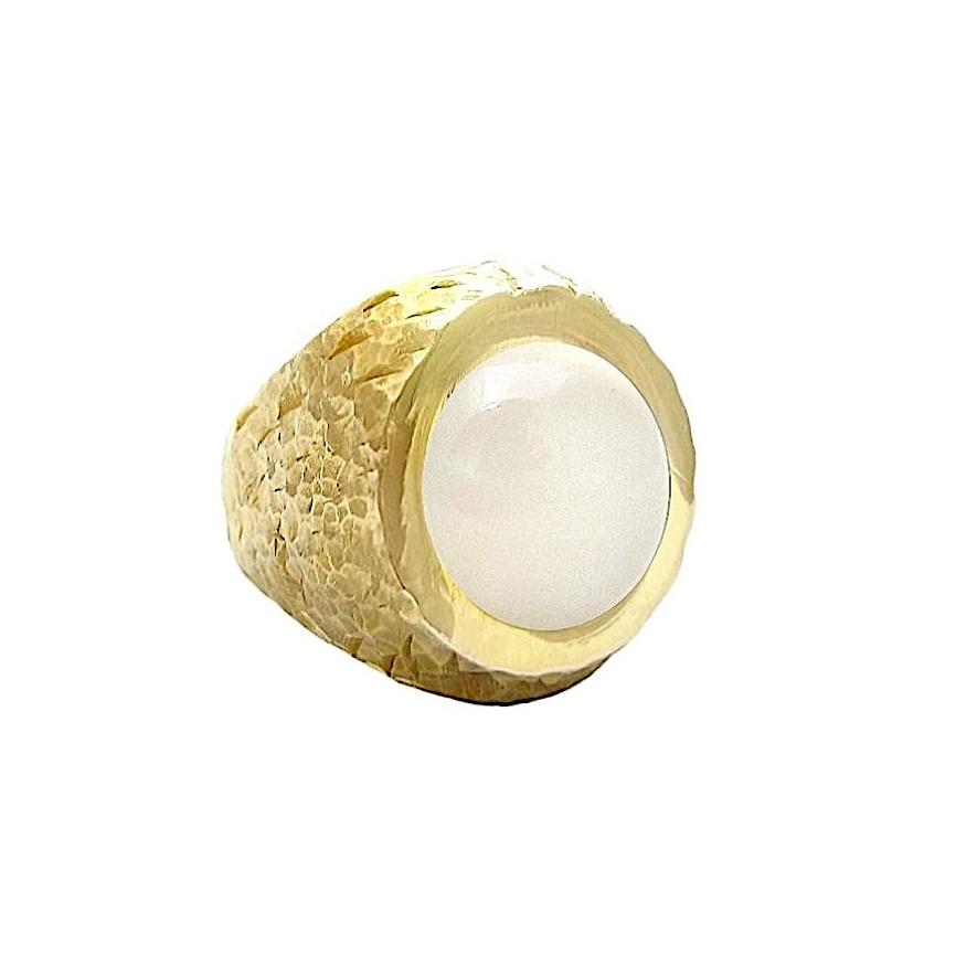 Arroyo moonstone signet ring