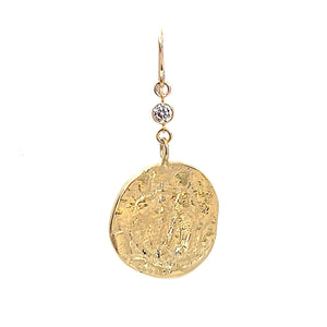 Byzantine coin earrings