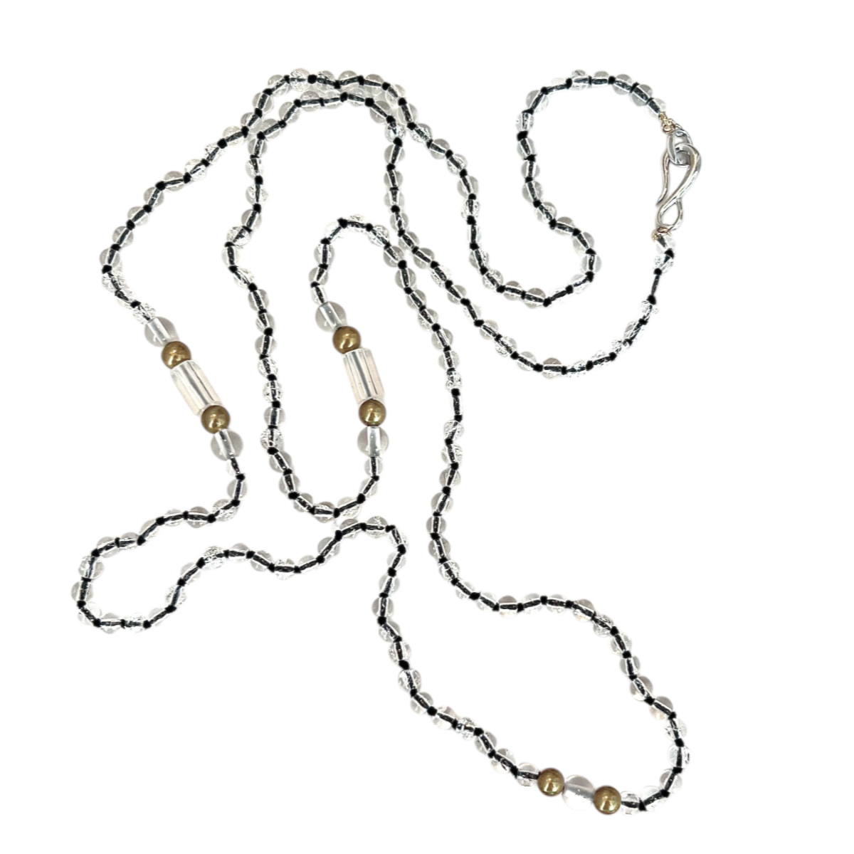 Siren quartz and pearl necklace
