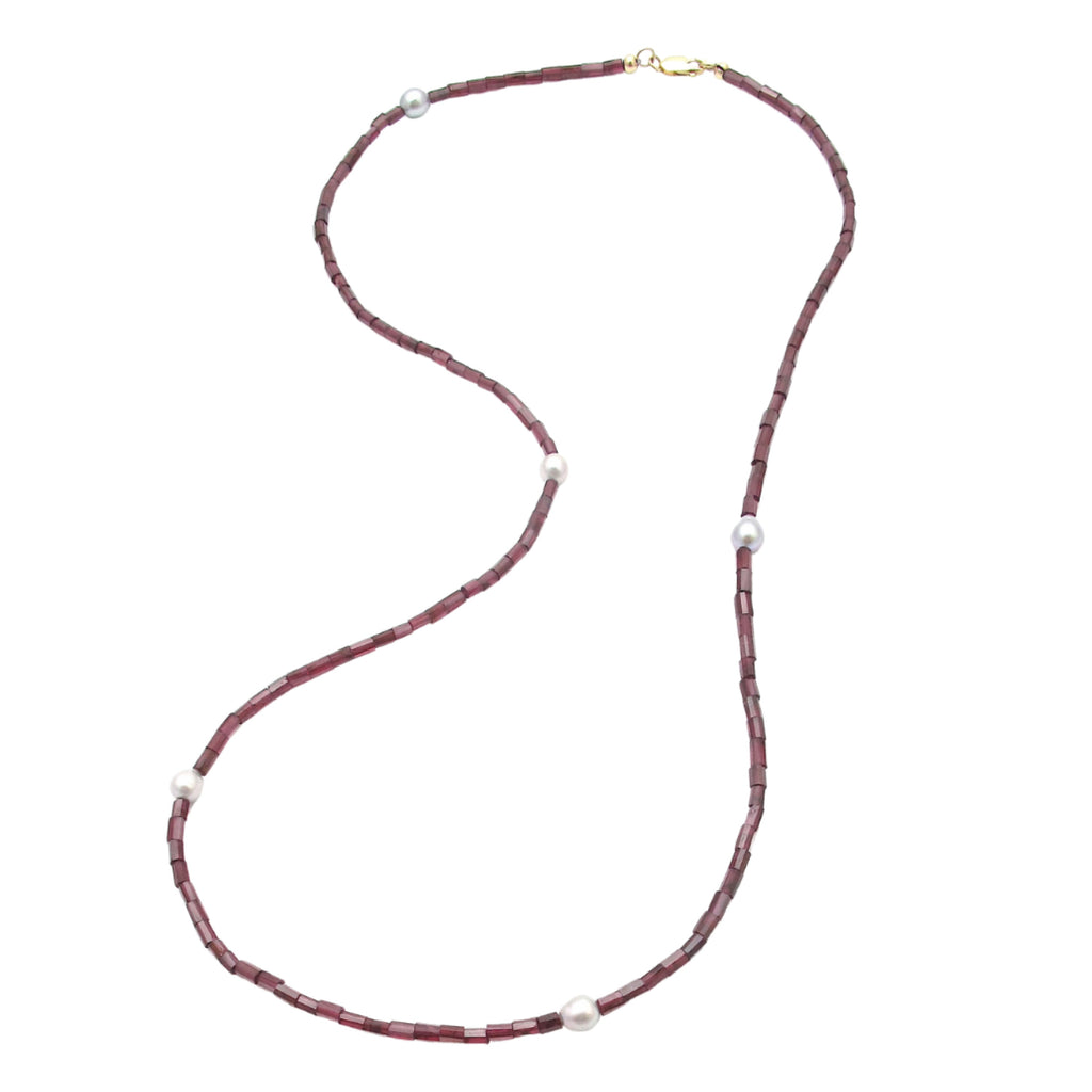Pillar & Pearl Necklace