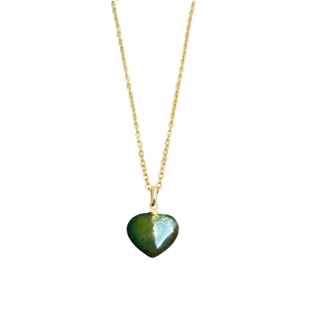 Little Jade Heart Necklace