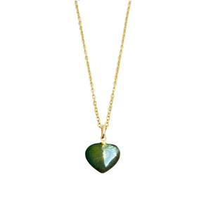 Little Jade Heart Necklace