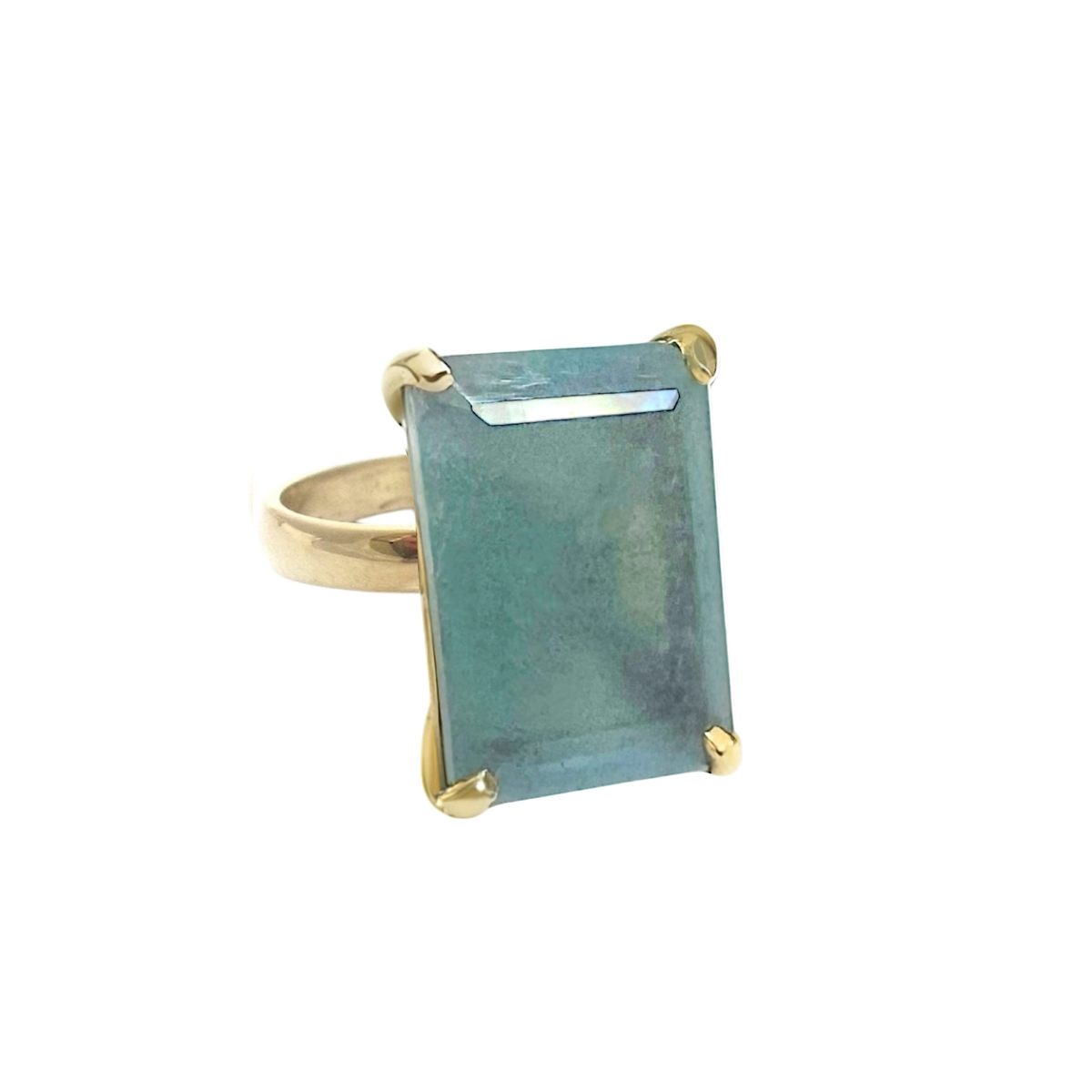 Lucent Aquamarine Ring