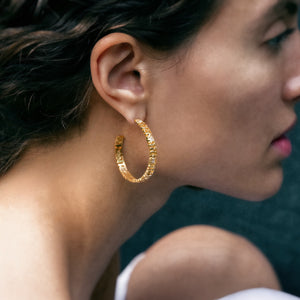 Lucca Large hoops earrings