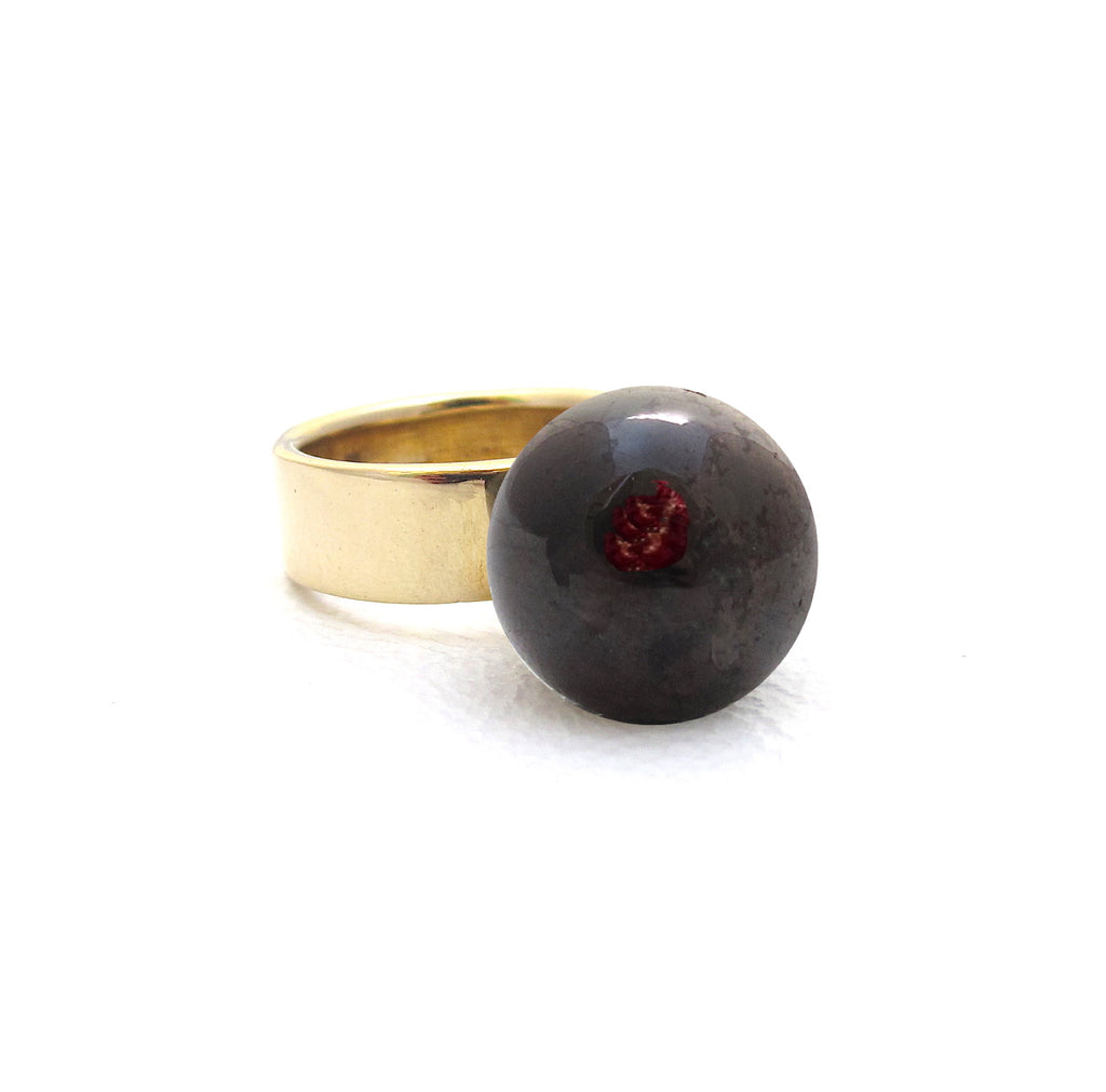 Orb Garnet ring