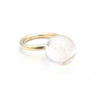 Globe quartz ring