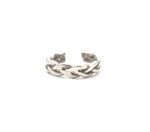 Weave toe ring