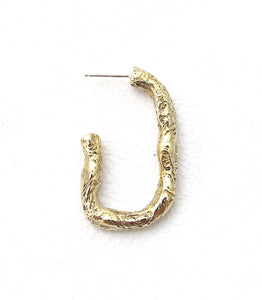 Fragment hoop earrings