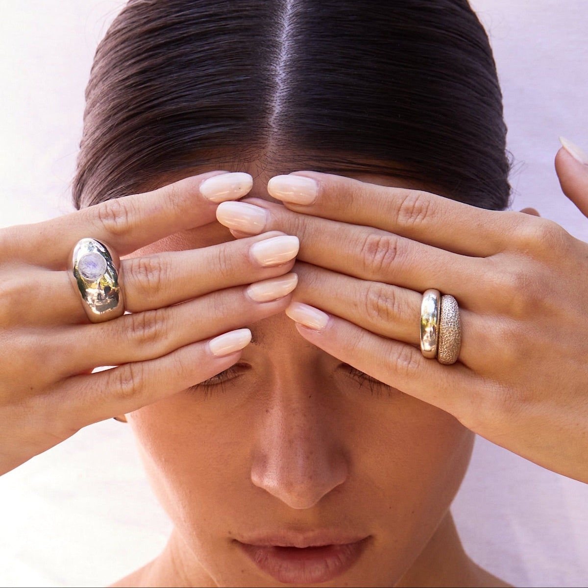 Pebble moonstone ring, Pebble & Cay rings