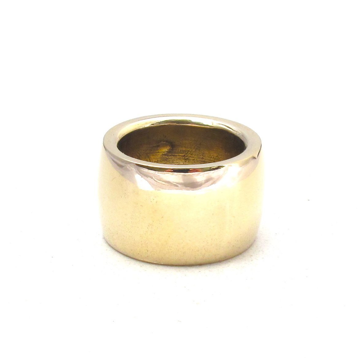 Wide band ring, Gold Wide band ring, Silver Wide band ring