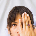 Ridge Ruby Ring